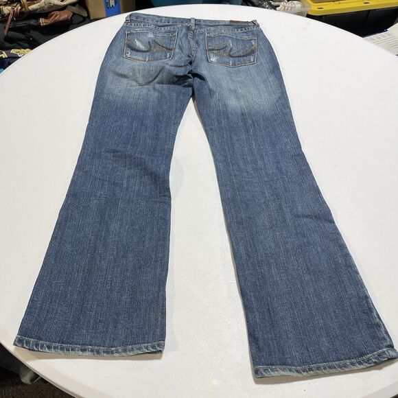 Vintage Express Jeans Womens 6 R 32x31 Eva Boot Leg Distressed - Picture 4 of 11